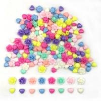 Akryl smycken pärlor, DIY & olika stilar för val, fler färger för val, Ca 100PC/Bag, Säljs av Bag