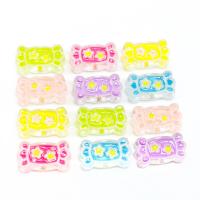 Transparent Acrylic Beads, Candy, DIY & enamel, more colors for choice, 25x14x9mm, Approx 100PCs/Bag, Sold By Bag