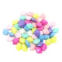 Opaque Acrylic Beads, Different Shape for Choice & DIY, more colors for choice, 13x17x10mm, Approx 50PCs/Bag, Sold By Bag