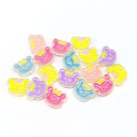 Acrylic Jewelry Beads, Different Shape for Choice & DIY & enamel, more colors for choice, 25x20x8mm, Approx 100PCs/Bag, Sold By Bag