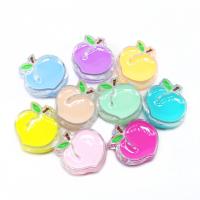 Transparent Acrylic Beads, Peach, DIY & enamel, more colors for choice, 20x22x9mm, Approx 100PCs/Bag, Sold By Bag