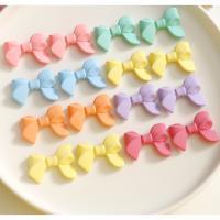 Mobile Phone DIY Decoration, Resin, Bowknot, more colors for choice, 32x24mm, Sold By PC