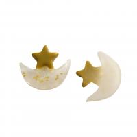 Mobile Phone DIY Decoration Resin Moon and Star Sold By PC
