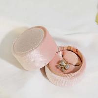 Velveteen Pendant Box Round durable pink Sold By PC