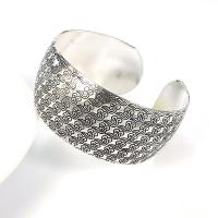 Tibetan Style Cuff Bangle, silver color plated, fashion jewelry & folk style & different styles for choice & for woman, nickel, lead & cadmium free, 28mm, Inner Diameter:Approx 59mm, Sold By PC