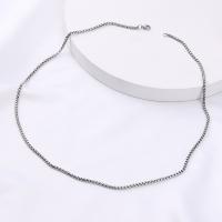 Stainless Steel Necklace Chain 304 Stainless Steel Vacuum Ion Plating polished Sold By PC