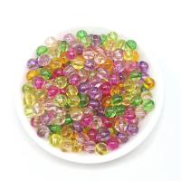 Perles acryliques transparentes, Acrylique, Rond, DIY & normes différentes pour le choix, couleurs mélangées, Environ 100PC/sac, Vendu par sac
