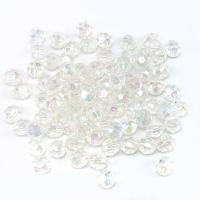 Perles acryliques transparentes, Acrylique, style différent d'emballage pour le choix & DIY & styles différents pour le choix & facettes, plus de couleurs à choisir, Vendu par sac