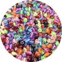Akril nakit Beads, Srce, možete DIY & transparentan, više boja za izbor, 6mm, Približno 100računala/Torba, Prodano By Torba