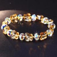 Crystal Bracelets Butterfly polished fashion jewelry & for woman & faceted Length 19 cm Sold By PC