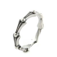 Titanium Steel Finger Ring, Vacuum Ion Plating, different size for choice & for man, original color, Sold By Bag