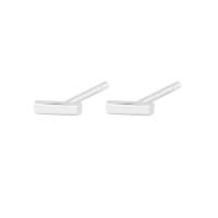 925 Sterling Silver Stud Earrings plated fashion jewelry & for woman 5mm Sold By PC