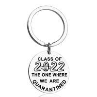 Stainless Steel Key Clasp, 201 Stainless Steel, polished, Unisex, more colors for choice, 30mm, Sold By PC