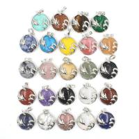 Gemstone Pendants Jewelry Zinc Alloy with Gemstone & Unisex nickel lead & cadmium free Sold By PC