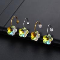 Stainless Steel Nose Piercing Jewelry 316L Stainless Steel with Crystal hand polished fashion jewelry & Unisex Sold By PC