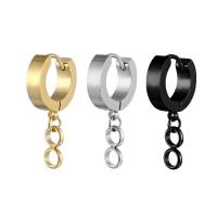 Titanová ocel náhrdelník, 316L nerezové oceli, hand leštěný, módní šperky & unisex, více barev na výběr, 4x9mm, Prodáno By PC