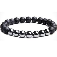 Gemstone Bracelets, Natural Stone, plated, fashion jewelry & different materials for choice & for man, more colors for choice, Length:19 cm, Sold By PC