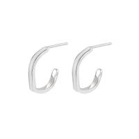 925 Sterling Silver Stud Earrings plated for woman & enamel Sold By PC