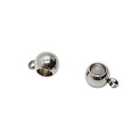 Stainless Steel Bail Beads, 304 Stainless Steel, DIY & different size for choice, original color, Sold By PC