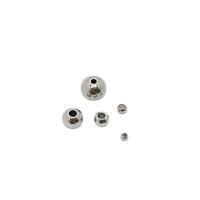 Stainless Steel Beads 304 Stainless Steel Round DIY & machine polishing original color Sold By PC