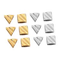 Stainless Steel Pendants, 304 Stainless Steel, Vacuum Ion Plating, Different Shape for Choice & Unisex, more colors for choice, 14x12mm, Approx 10PCs/Bag, Sold By Bag