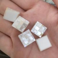 Shell Cabochons, Square, DIY, more colors for choice, 14x13.50mm, Sold By PC