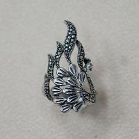 Zinc Alloy fingerring, Peacock, mode smykker & for kvinde, nikkel, bly & cadmium fri, 18.3mm, Solgt af PC