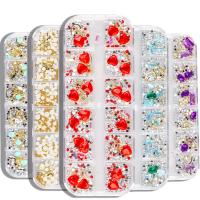 3D Nail Art Decoration Resin with Plastic Pearl for woman Sold By Box