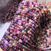 Natural Stone Beads, polished, DIY & faceted, multi-colored, 4x6mm, Sold Per Approx 15 Inch Strand