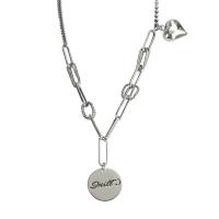 Brass Necklace, with 1.97,1.18inch extender chain, fashion jewelry & different styles for choice & for woman, nickel, lead & cadmium free, Length:Approx 17.72 Inch, Approx 6.3 Inch, Sold By PC