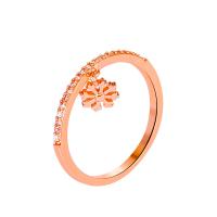 Cubique anneau en laiton Circonia Micro Pave, Placage, bijoux de mode & pavé de micro zircon & pour femme, plus de couleurs à choisir, 17mm, Vendu par PC