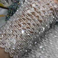 Natural Clear Quartz Beads polished DIY & faceted white Length 38 cm Sold By PC