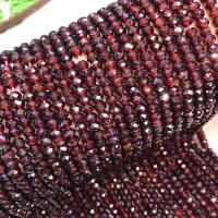 Natural Garnet Beads polished DIY & faceted Length 38 cm Sold By PC
