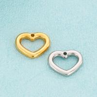 Stainless Steel Heart Pendants, 304 Stainless Steel, DIY, more colors for choice, 16x13mm, Sold By PC