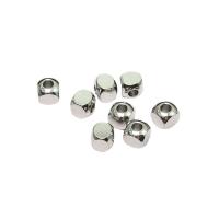 Stainless Steel Spacer Beads 304 Stainless Steel Square polished original color Sold By Lot