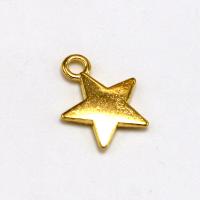 Tibetan Style Star Pendant, plated, DIY, more colors for choice, 13x10x1.50mm, Sold By PC