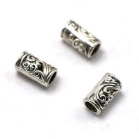 Tibetan Style Spacer Beads, Column, antique silver color plated, DIY, 9x5mm, Sold By PC