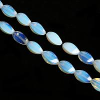 Mondstein Perlen, oval, poliert, DIY, frei von Nickel, Blei & Kadmium, 8x16mm, verkauft per ca. 38 cm Strang