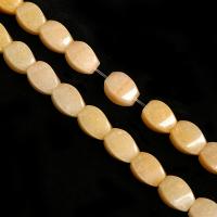 Natural Aventurine Beads, Yellow Aventurine, DIY, yellow, 10x14mm, Sold Per Approx 38 cm Strand