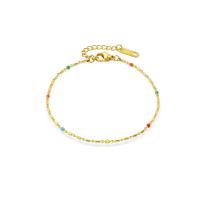 Titanstahl Halskette, 14 K vergoldet, verschiedene Stile für Wahl & für Frau & Emaille, Goldfarbe, verkauft von PC