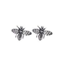 Cupronickel Stud Earring, Bee, fashion jewelry & for woman, original color, 13.50x9mm, Sold By PC