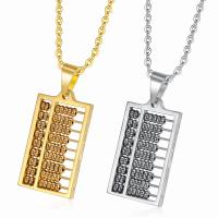 Stainless Steel Pendants 316L Stainless Steel Abacus Vacuum Ion Plating DIY & hollow Sold By PC