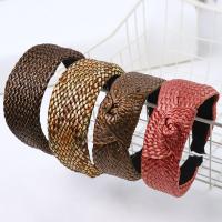 Hair Bands, Cloth, with Rafidah Grass, handmade, different styles for choice & for woman, more colors for choice, 50mm, Sold By PC