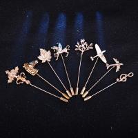 Zinc Alloy Brooches plated Unisex nickel lead & cadmium free Sold By PC