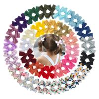 Μαλλιά Snap Clips, Πανί, χειροποίητο, για τα παιδιά, περισσότερα χρώματα για την επιλογή, 100mm, Sold Με PC