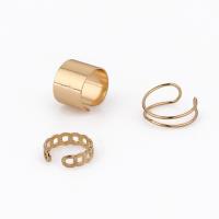 Zinc Alloy Ring Set plated three pieces & fashion jewelry & for woman Sold By Set