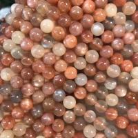 Gemstone Jewelry Beads Moonstone Round polished DIY Length 38 cm Sold By PC