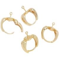 Brass Earring Drop Component, gold color plated, DIY & different styles for choice, golden, nickel, lead & cadmium free, Sold By PC