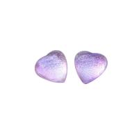 Mobile Phone DIY Decoration, Resin, Heart, more colors for choice, 14x14mm, Sold By PC
