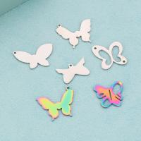 Stainless Steel Animal Pendants 304 Stainless Steel Butterfly DIY Sold By PC